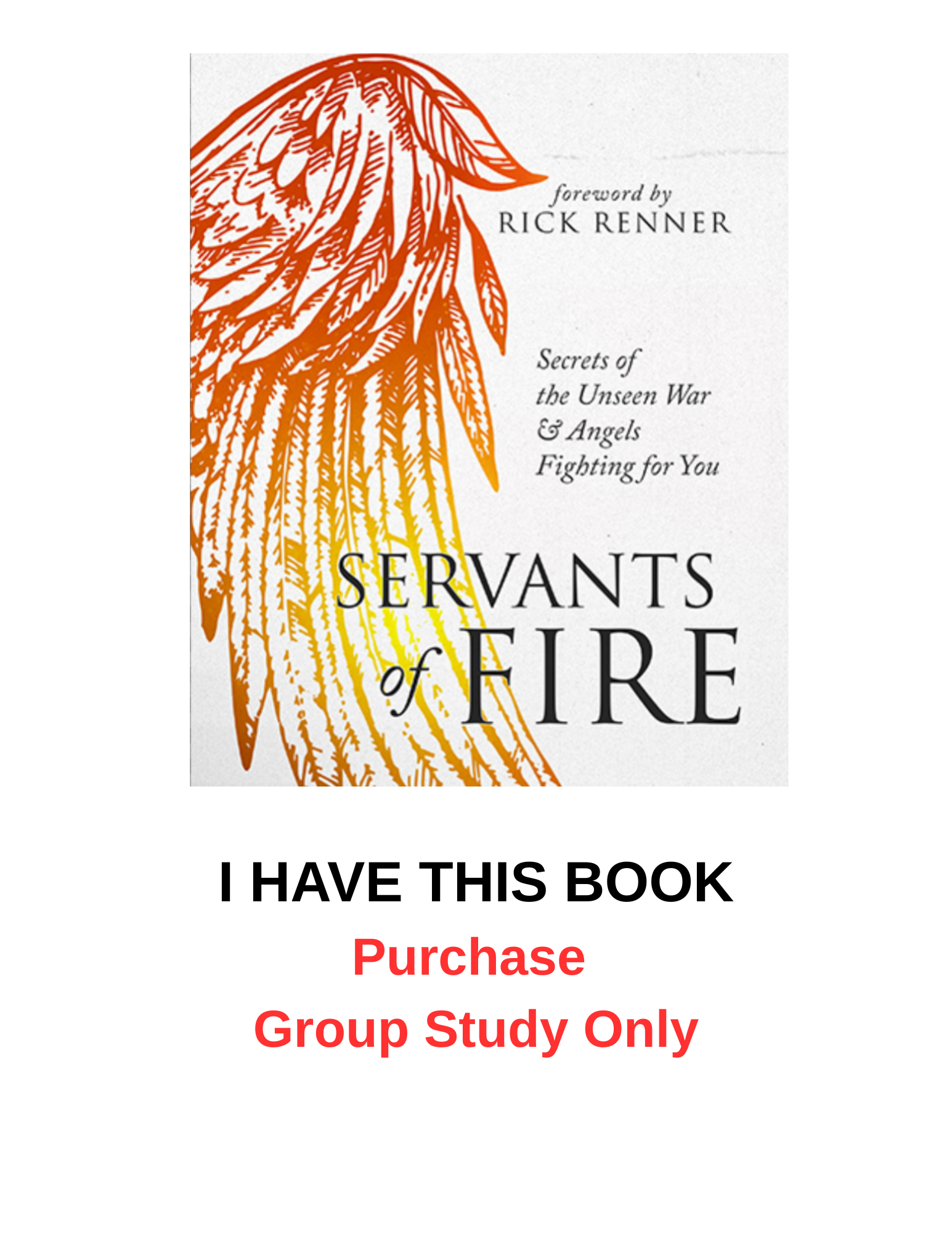 Online Study Group - Already have the book? Servants of Fire (PARTICIPANT ONLY)
