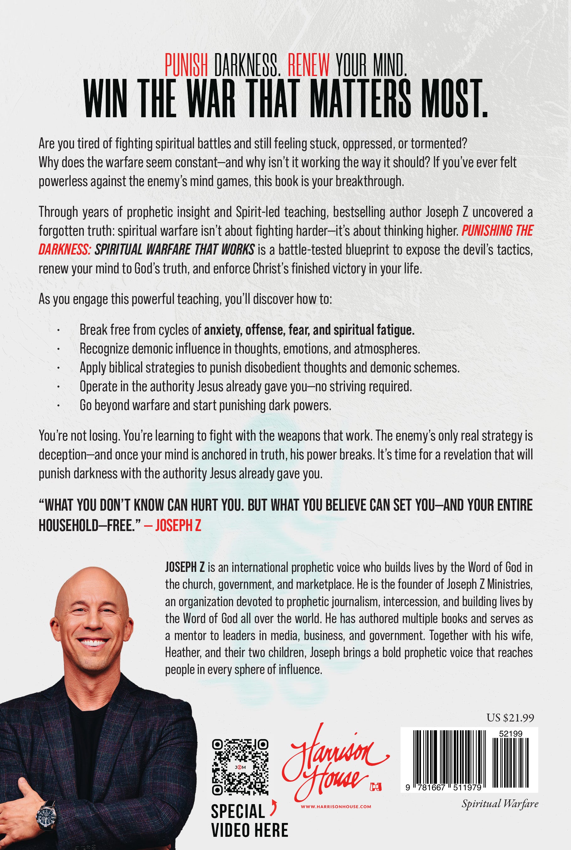 PRE-ORDER - Punishing the Darkness Book