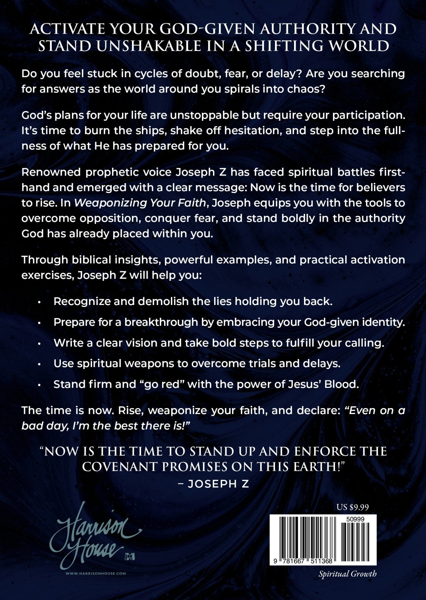 Weaponizing Your Faith: Supernaturally Equipped to Receive Your Breakthrough Paperback – February 4, 2025 - Faith & Flame - Books and Gifts - Harrison House - 9781667511368