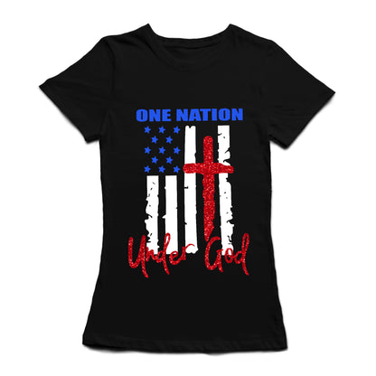 Women's T-Shirt One Nation, Under God