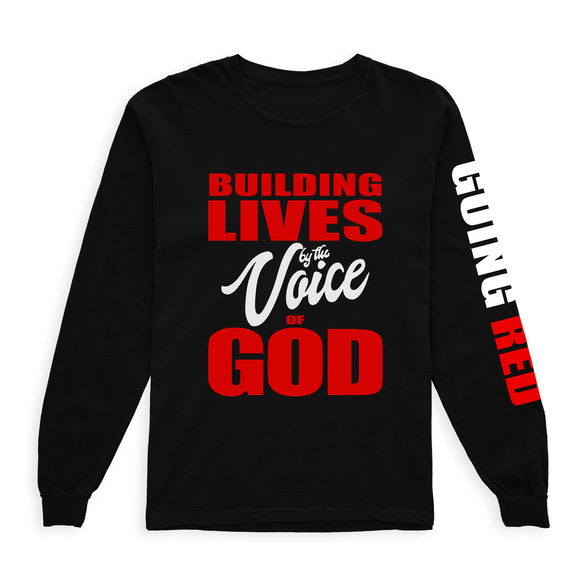 T-Shirt Long Sleeve GOING RED (VOG Front)